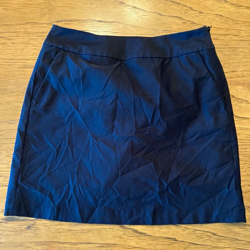 Nike Golf Dri-FIT Women's Black Solid Skort Pockets Stretch Size 2